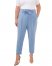 Vince Camuto Belted Cropped Trousers (Plus Size) Blue Shadow ID-RXLD3155