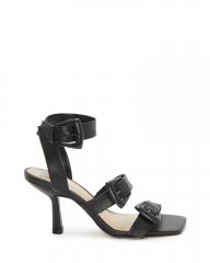 Vince Camuto Jeminstie Sandal Black Snake Print ID-GJYX8009