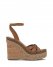 Vince Camuto Pelani Wedge Sandal Golden Walnut/Rootbeer ID-OKLK8285