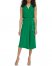 Vince Camuto Cropped Wide-Leg Surplice Jumpsuit (Petite) Medium Green ID-SIGE2281