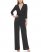 Vince Camuto Ruched-Waist Jumpsuit Black ID-NTHU6613