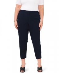 Vince Camuto Twill Cropped Trousers (Plus Size) Classic Navy ID-GEHJ1844