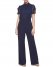 Vince Camuto Puff-Sleeve Jumpsuit Navy ID-BANM9582