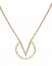 Vince Camuto "V" Pendant Necklace Gold Metallic ID-SUVS4091