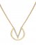 Vince Camuto "V" Pendant Necklace Gold Metallic ID-SUVS4091