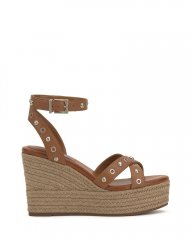 Vince Camuto Feegella Wedge Sandal Golden Walnut ID-BNJE5789