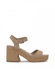 Vince Camuto Ranneli Platform Sandal Tortilla Suede ID-ARKB7232