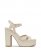 Vince Camuto Randreya Platform Sandal Swan White ID-JTKX5424