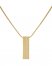 Vince Camuto Pavé Rectangle Pendant Necklace Gold Metallic ID-VYAQ3438