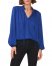 Vince Camuto Pleated Tie-Neck Blouse Twilight Blue ID-LGMJ0260