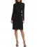 Vince Camuto Sequin-Embellished Mock-Neck Dress Black ID-HHSL0792