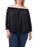 Vince Camuto Off-The-Shoulder Blouse (Plus Size) Rich Black ID-LLSD2412