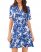 Vince Camuto Leaf-Print Wrap Dress ID-AXOC0674