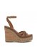 Vince Camuto Pelani Wedge Sandal Golden Walnut/Rootbeer ID-QUOV7516