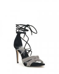 Vince Camuto Aimery Sandal Clear/Silver/Black ID-GVFZ2759