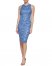 Vince Camuto Sequined-Lace Sheath (Petite) Blue ID-JIAC6543