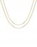 Vince Camuto Layered Curb-Chain And Bar Necklace Gold Metallic ID-EBUZ2201