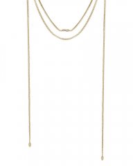 Vince Camuto Mixed-Chain Layered Necklace Gold Metallic ID-JTCR9831