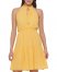 Vince Camuto Smocked Fit-And-Flare Dress (Petite) Yellow ID-MXBQ2412