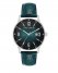 Vince Camuto Sunray Dial Faux Leather Band Watch Jade ID-IZZY6302