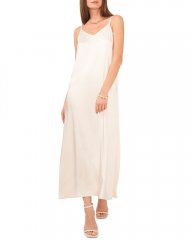 Vince Camuto Satin Tank Maxi Dress Birch ID-FCGK6073