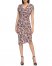 Vince Camuto Printed Asymmetrical Hem Dress Blue ID-ORTS8721