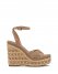 Vince Camuto Prenzie Platform Sandal Natural/Egyptian Gold ID-RKLG0658