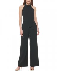 Vince Camuto Bow-Neck Jumpsuit Black ID-XWOO1947