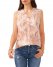 Vince Camuto Paisley Print Ruffled Blouse Tapioca ID-YRGO6226