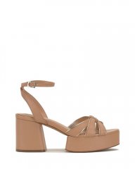 Vince Camuto Freesie Platform Sandal Sandstone/Egyptian Gold ID-QRWF9631