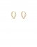 Vince Camuto Chain Hoop Earrings Gold Metallic ID-DEJV9730