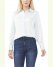 Vince Camuto Satin Button-Up Shirt Sea Breeze ID-KFGY0094