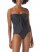 Vince Camuto Draped Tankini Top Black ID-XLQM2142